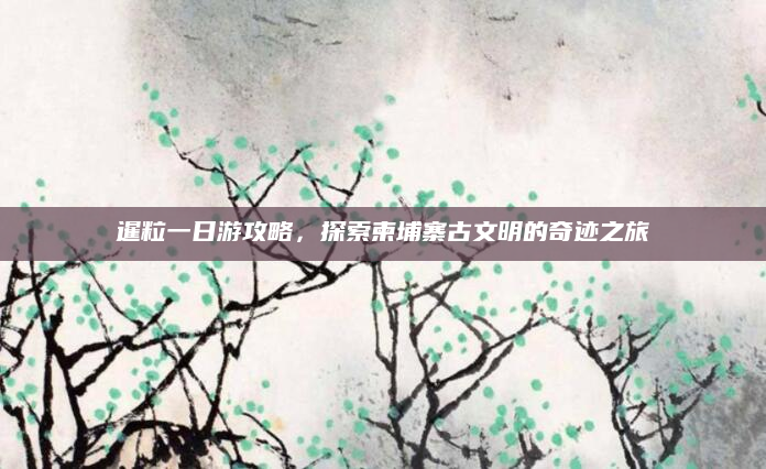 暹粒一日游攻略，探索柬埔寨古文明的奇迹之旅