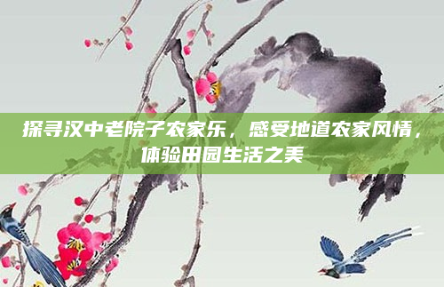 探寻汉中老院子农家乐,感受地道农家风情,体验田园生活之美