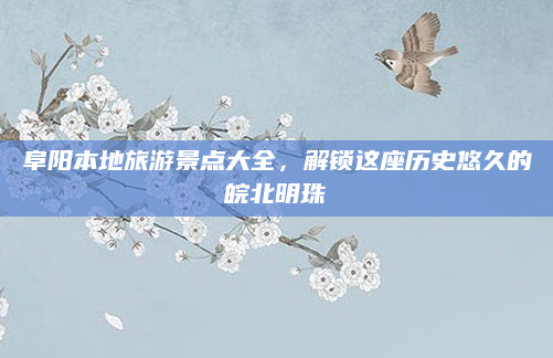 阜阳本地旅游景点大全,解锁这座历史悠久的皖北明珠