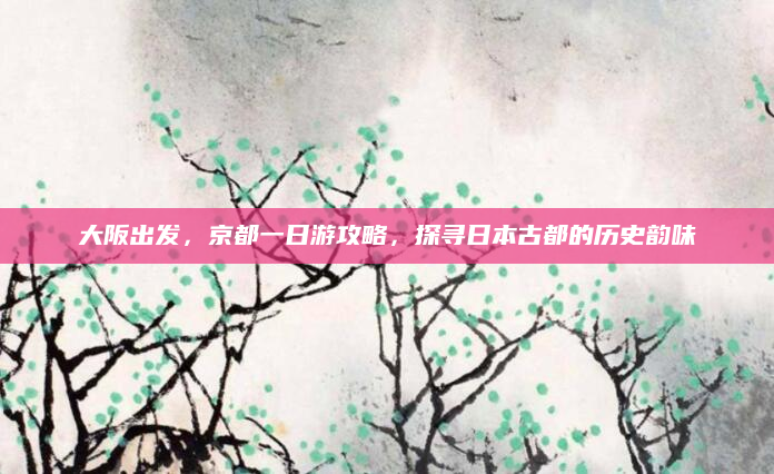 大阪出发，京都一日游攻略，探寻日本古都的历史韵味