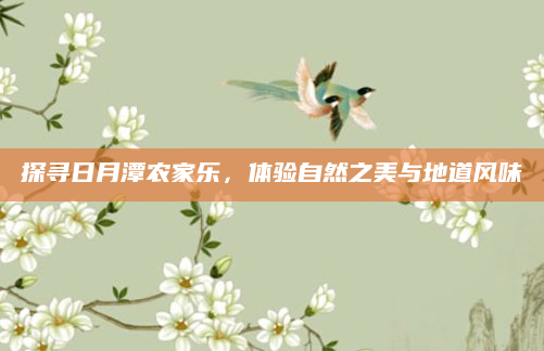 探寻日月潭农家乐,体验自然之美与地道风味
