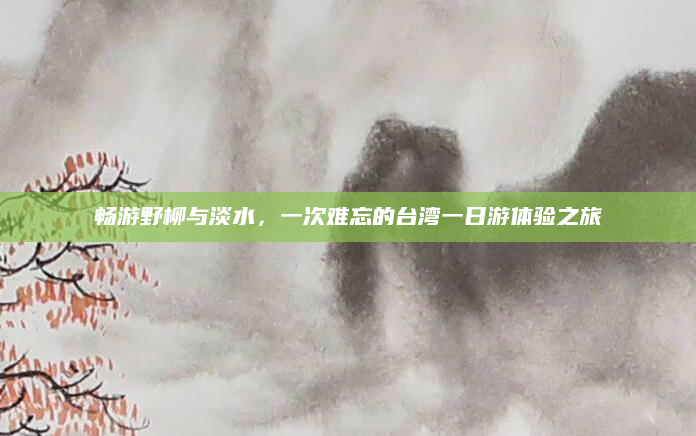 畅游野柳与淡水,一次难忘的台湾一日游体验之旅