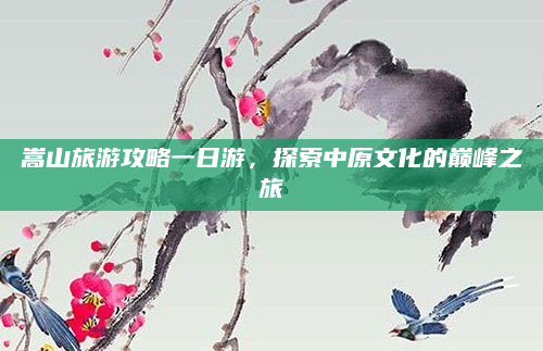 嵩山旅游攻略一日游,探索中原文化的巅峰之旅
