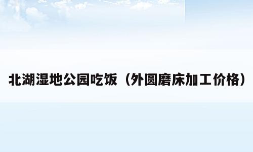 北湖湿地公园吃饭（外圆磨床加工价格）