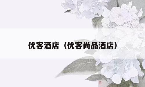 优客酒店（优客尚品酒店）