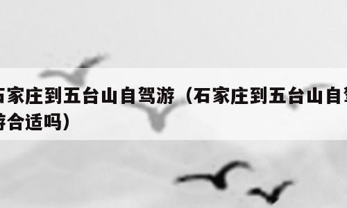 石家庄到五台山自驾游（石家庄到五台山自驾游合适吗）