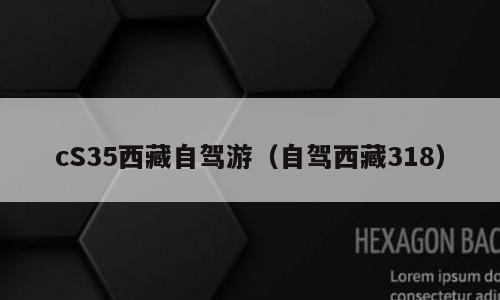 cS35西藏自驾游（自驾西藏318）